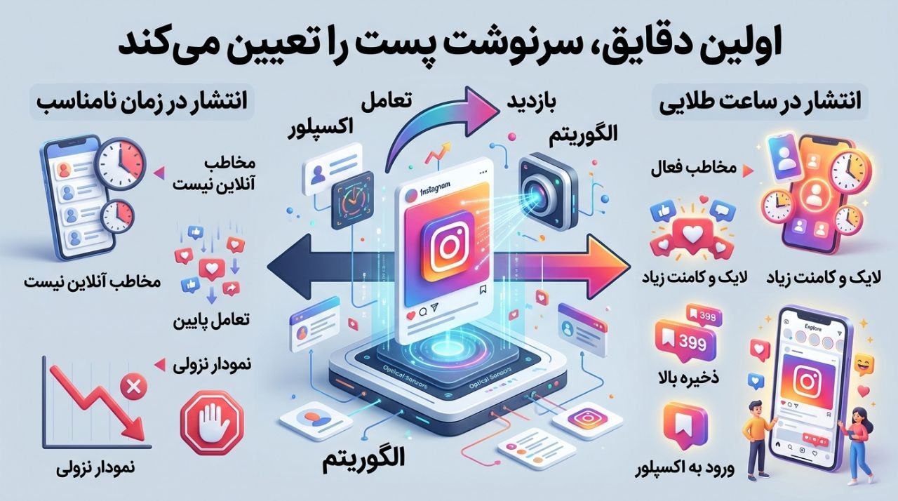 اولین دقایق انتشار سرنوشت پست را می‌سازد